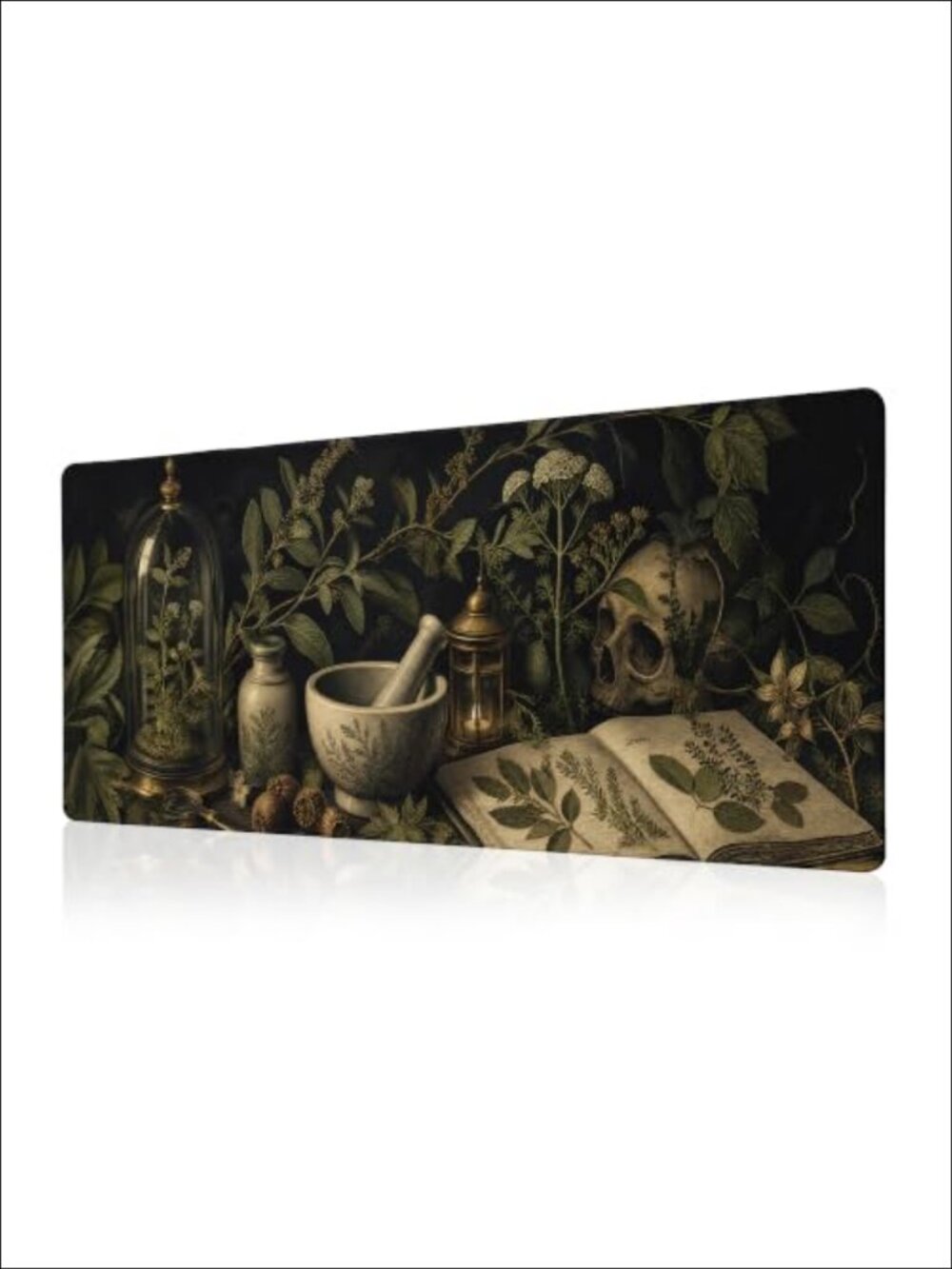 Gothic Dark Botanical XL Desk Mat Mouse Pad Large Extended Gaming Office Home